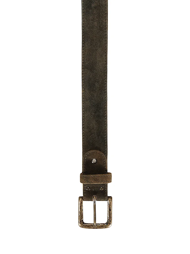 LUISE STEINER Ceinture en cuir traditionnel RE 2 AM marron | 105